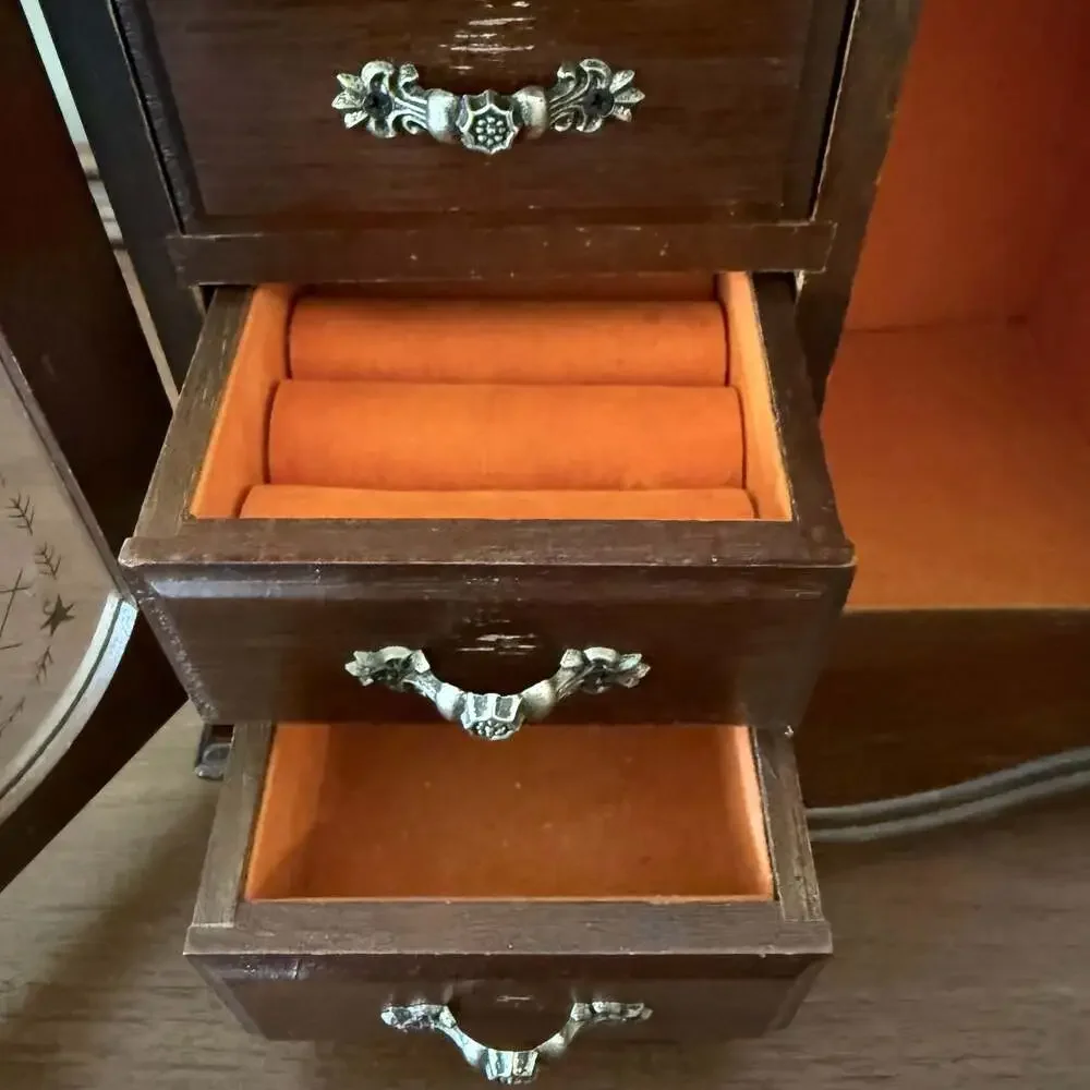 Unknown vintage wooden